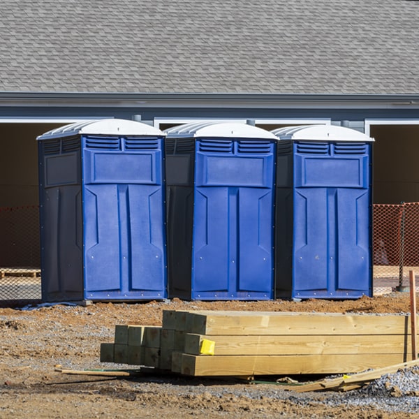 how do you dispose of waste after the porta potties have been emptied in East Hodge LA